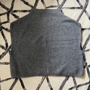 Anthropologie Cashmere Vest Grey Size L